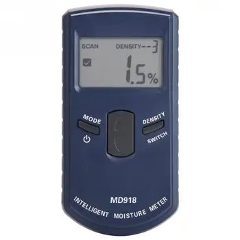 

MD918 Digital Wood Hygrometer LCD Inductive Wood Moisture Meter Detector Timber Humidity Tester