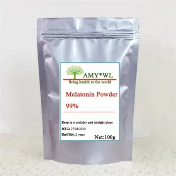 

High Quality Natural Melatonin Skin Whitening,melatonin 99% Powder Improving Sleep