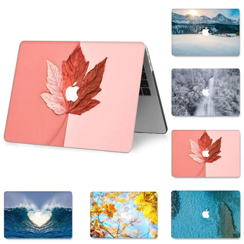 

3D Printed Leaf NoteBook Case for MacBook Pro 12 15 inch Air 11 13 inch Retina 13 15 inch Hard PVC Case Sleeve A1466 A1932