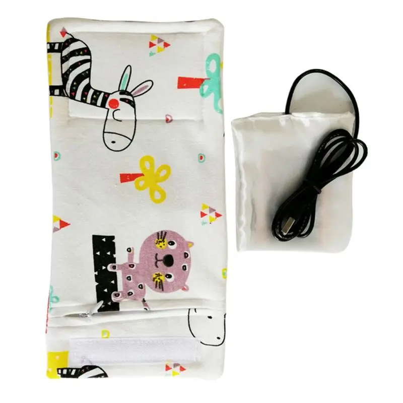 Usb-грелка для молока, изолированная сумка, переносная дорожная чашка, грелка, детская бутылочка для кормления, чехол для подогревателя, сумка для бутылочек для кормления младенцев - Цвет: G