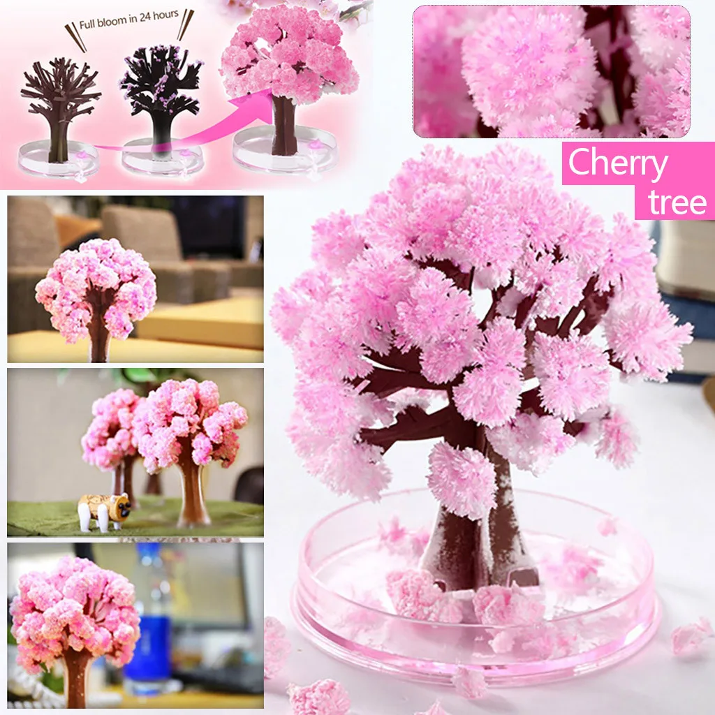 5 мл Cherrytree бумажное дерево цветущее креативное цветное волшебное растущее