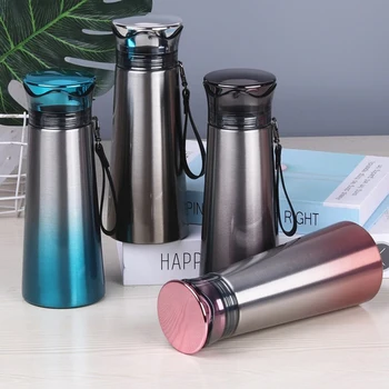 

350Ml Insulated Cup 304Stainless Steel Thermos Mug Water Bottle Coffee Mug Thermos Camouflage Vacuum Vacuum Bottle