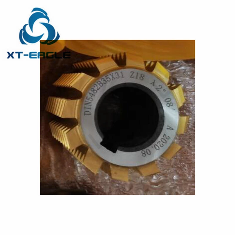 DIN5482 Standard HSS M1.75 Involute Spline Gear Hob Cutter PA30 degree