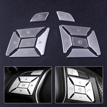 

beler Steering Wheel Button Trim Cover ABS fit for Mercedes Benz E C G Class GLA ML GL GLK GLE GLS 2012 2013 2014 2015 2016
