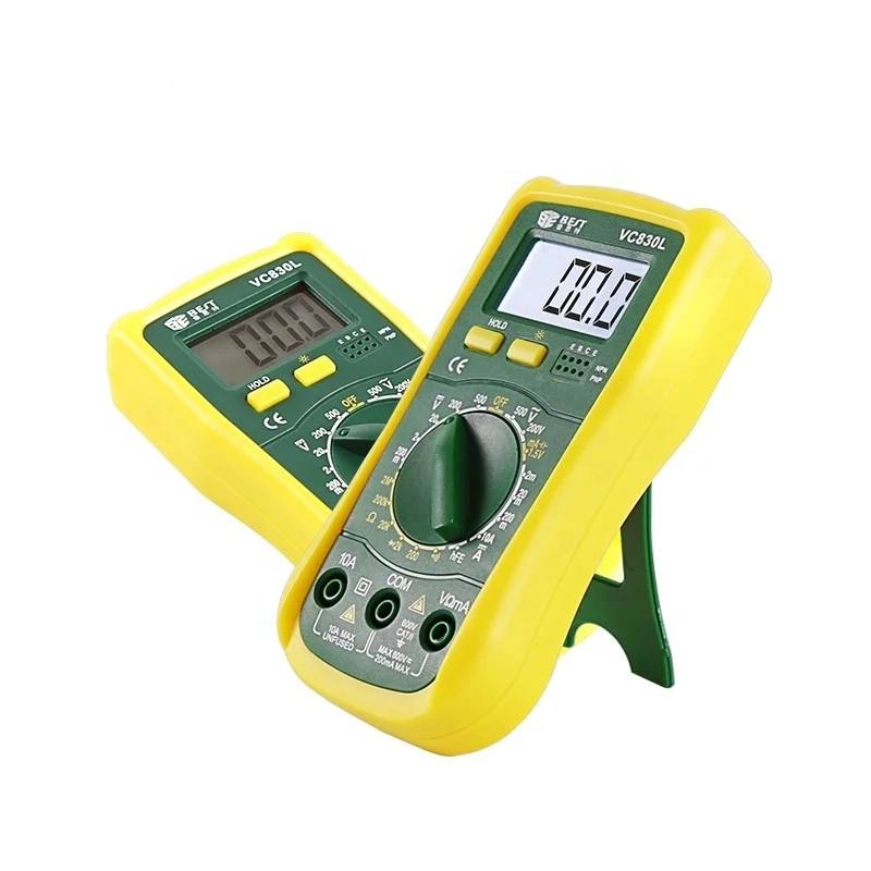 VC830L Мини карманный низкая цена многофункциональный цифровой пинцет-зонд для мультиметра