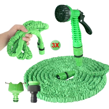 

25-175FT Hot Expandable Magic Flexible Garden Water Hose For Car Hose Pipe Plastic Hoses garden set to Watering with Spray Gun