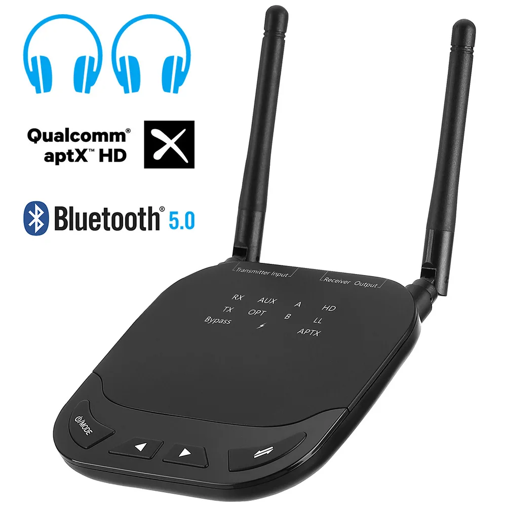 80 м Bluetooth 5,0 передатчик приемник обход 3в1 AptX низкая задержка HD ТВ автомобильный ПК аудио беспроводной адаптер RCA 3,5 мм AUX Jack