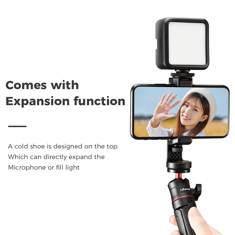 ULANZI ST-07 Supporto Per Smartphone Con Attacco A Slitta Fredda E Filettatura 1/4" - Per Vlogging E Fotografia Mobile - 5