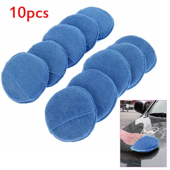 

Blue Sponge pad Car Polish Foam Applicator Cleaning Cloth Microfiber Waxing