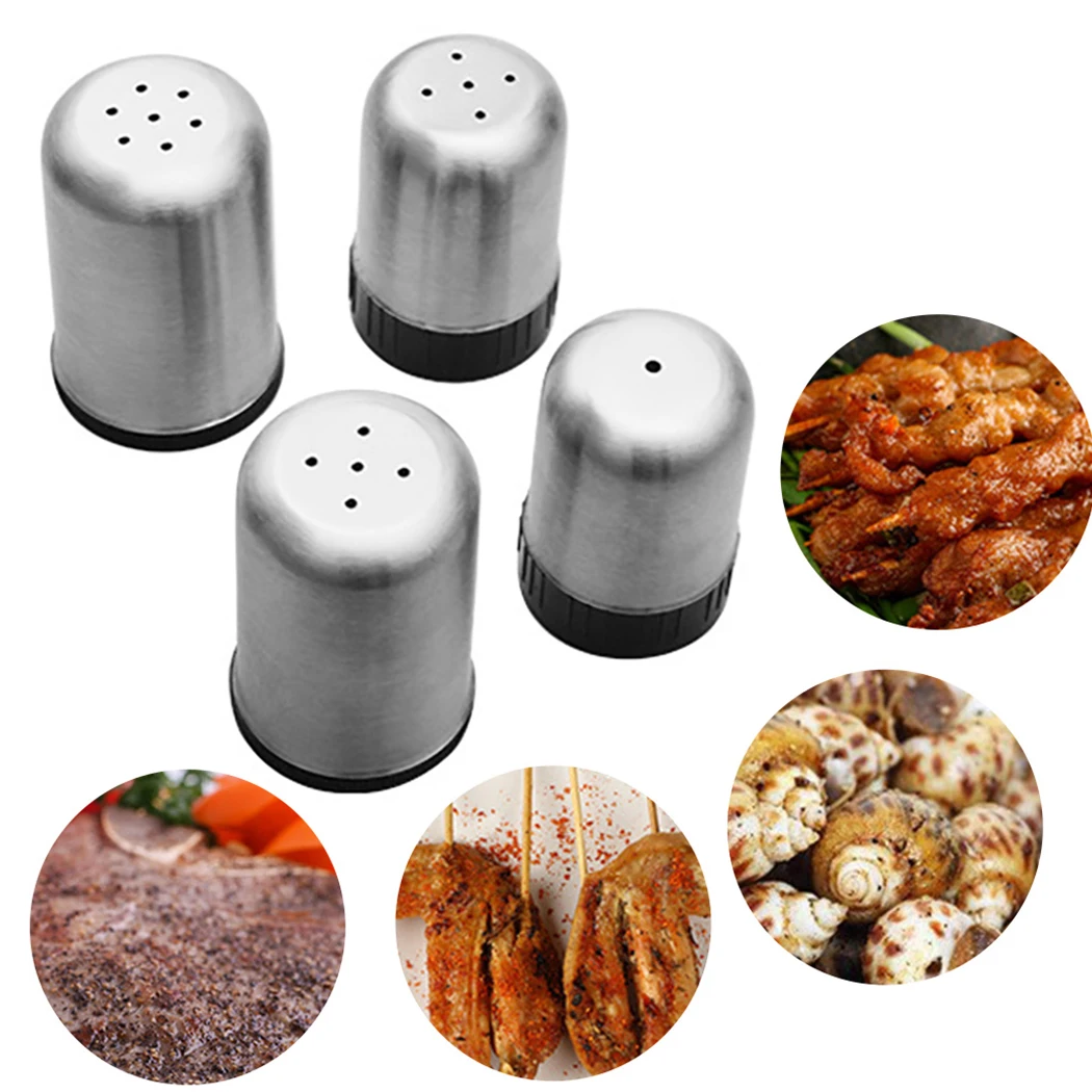 Multifunction Seasoning Bottle Portable Stainless Steel 1/5/7 Holes