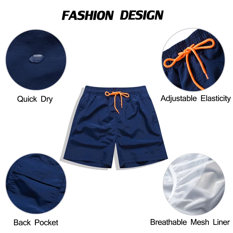 Swim Trunks Men's Beach Short Surfing Board Shorts Bermuda Swimwear