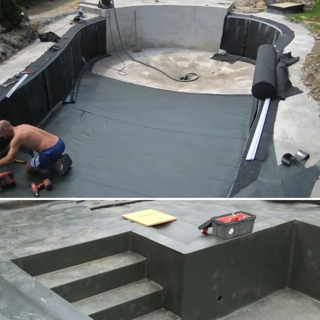 10Mx2M/ 2Mx1M Hdpe Haltavak Bélés Kerti Tó Tereprendező Medence Megerősített Vastag, Nagy Teherbírású Membrán - Image 2