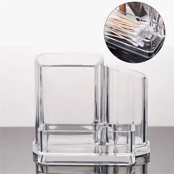 

Makeup Brush Holder Cosmetics Organizer Practical Multi-Functional Transparent Desktop Storage Case Container Make Up Holder