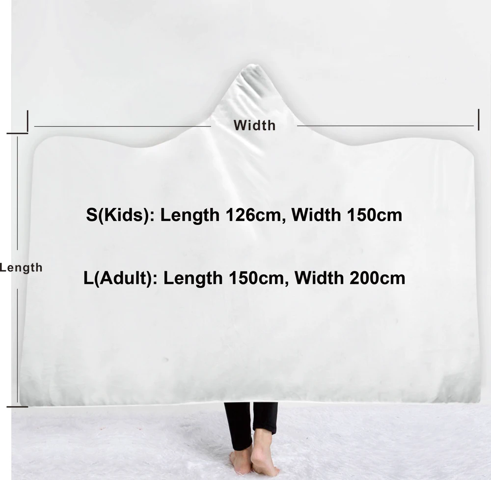 Hooded Blanket Size 1000