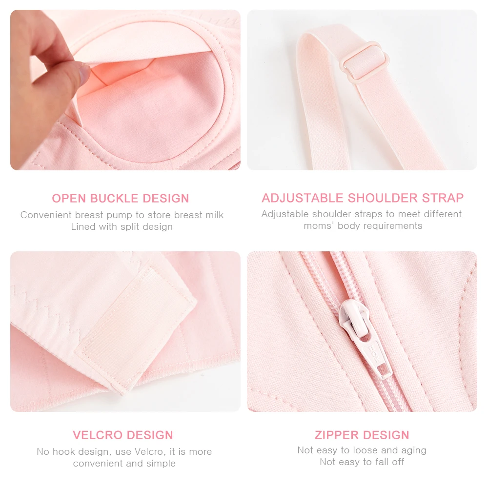 Maternity Bra For Breast Pump Special Nursing Bra Hands Pregnancy Clothes Breastfeeding Accessories Hands Free Pumping Bra