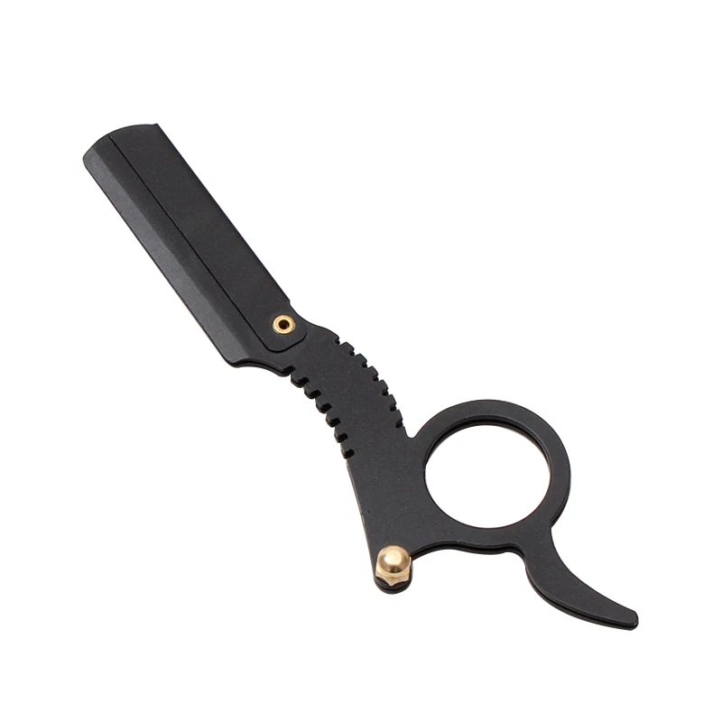 Men Shaving Stainless steel Straight Razor Barber Tool Edge Steel Safety Razors Beard Shaving Knife Hair Removal Tools