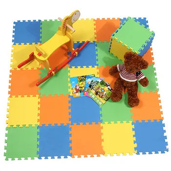 

Play Mat Floor Soft Children's Foam Carpet Mosaic Floor 10pcs 30*30cm Puzzle Carpet Baby Puzzle Mat EVA Developing Crawling Rugs