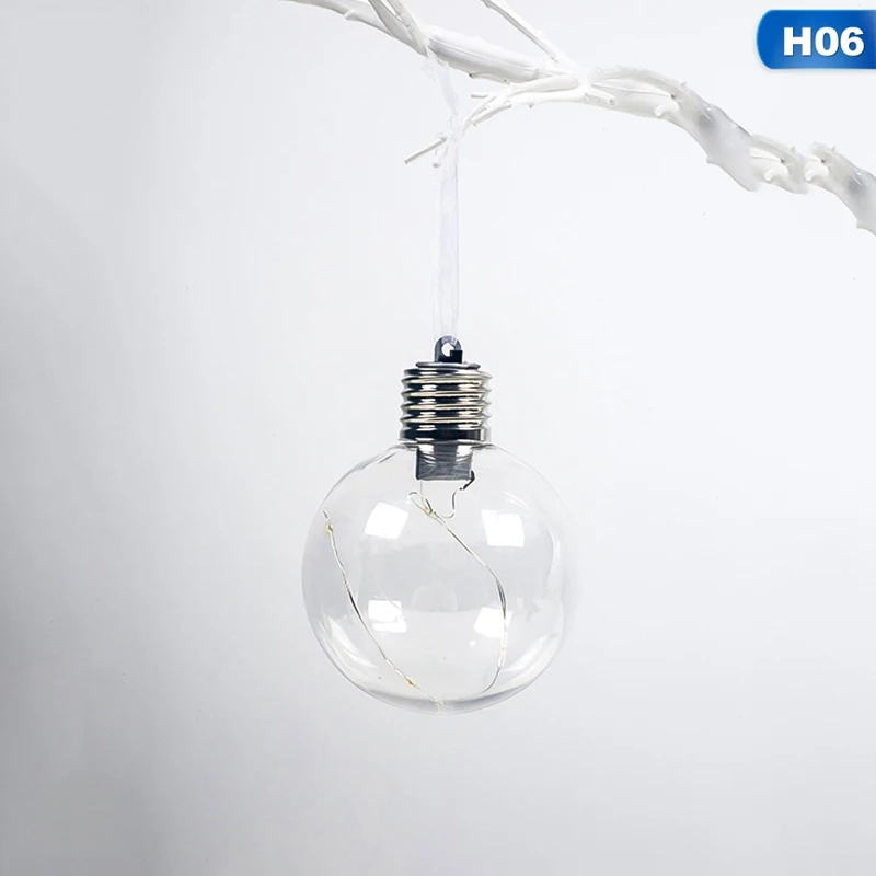 1 шт. лампочка для моделирования рождественской елки, Подвесная лампа в форме питомца, Рождественский шар, висящий на елке, украшение