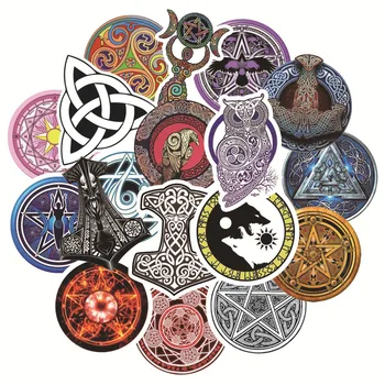 

50Pcs/set The Totem Vikings Stickers For DIY Laptop Guitar Scrapbooking Graffiti Diary Label Stationery Decor Toy Sticker Decals
