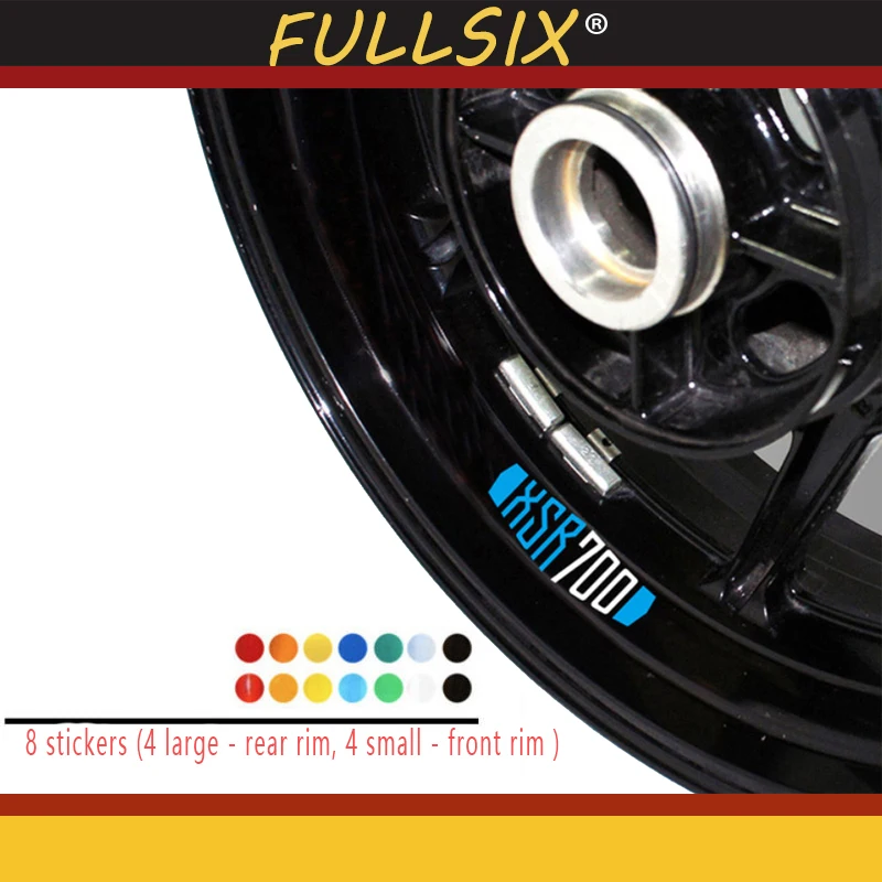 

New Motorcycle Styling Wheel Tire logo creative rim inner side decals Decorative sticker suitable For YAMAHA XSR700 xsr 700