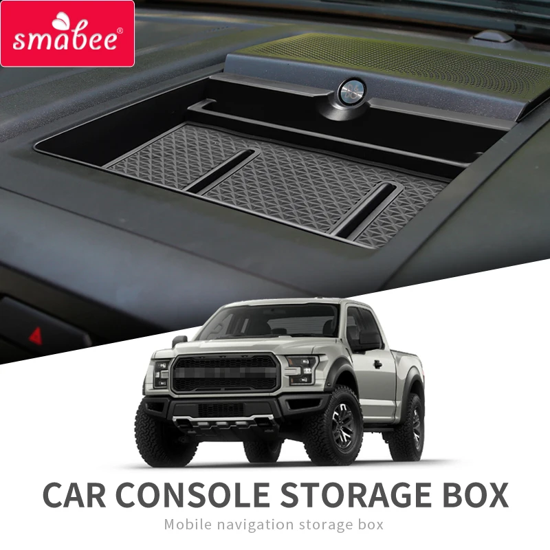 Контейнер Smabee для хранения приборной панели автомобиля Ford F150 F 150 Raptor 2015 ~ 2019