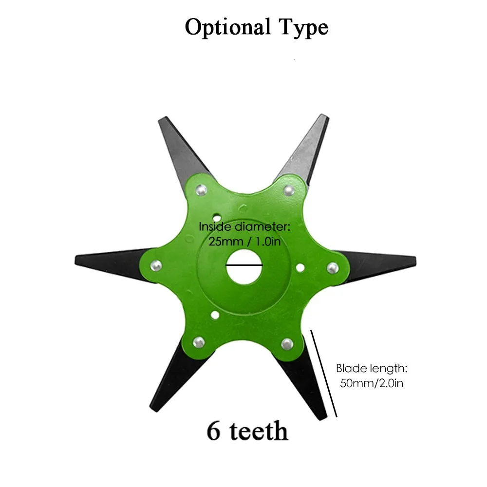 180 Degrees Rotatable Lawn Mower Blade Brush Cutter Universal Accessories Garden Grass Trimmer Blades with Double-sided Cutting 5 180 Degrees Rotatable Lawn Mower Blade Brush Cutter Universal Accessories Garden Grass Trimmer Blades with Double-sided Cutting 5