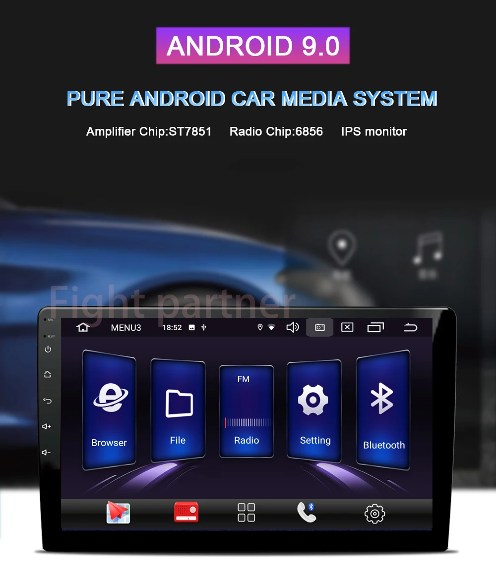 Sale 2.5D+IPS Car Radio Multimedia DVD Player Navigation GPS Android 9.0 For Nissan X-Trail XTrail X Trail T32 T31 Qashqai 5