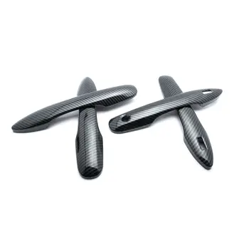 

ABS Cover trim For Toyota Camry 2018 2019 Waterproof Carbon Fiber Style Door Handle Decal