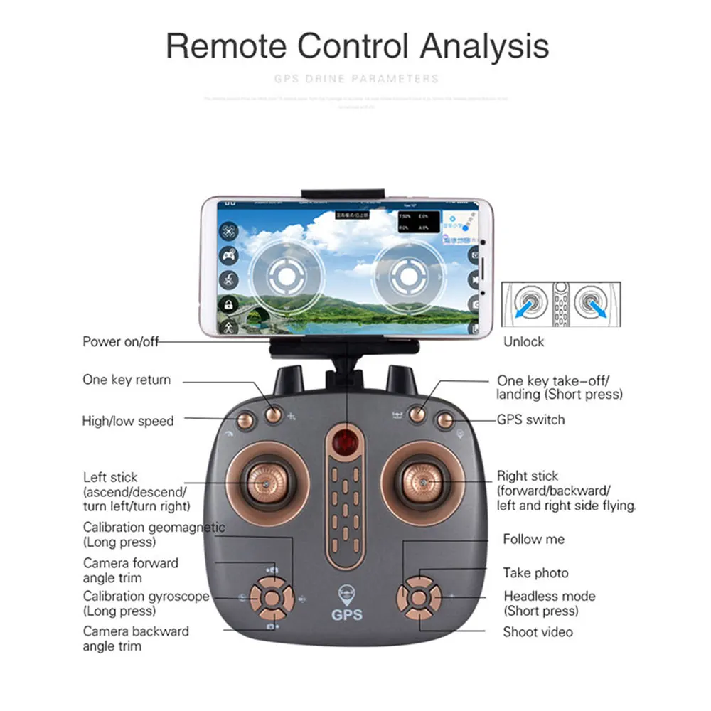 X38GF-4K Quadcopter GPS широкоугольный объектив с фокусным расстоянием следует объемный дрона с дистанционным управлением hd-камера Дрон с высокой фиксацией Quadcopter фотографии летательного аппарата