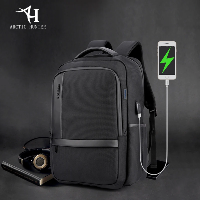 ARCTIC HUNTER Fashion Waterproof Men Laptop Backpack USB Charge School Backpack Large Capacity Mochila Casual Male Travel Bag 5