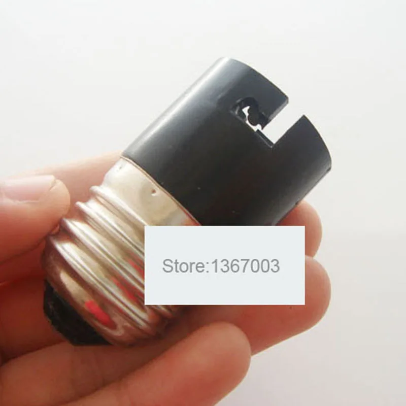 5pcs E27 to B22 Extender Adapter Converter Bulb Lampholder White 