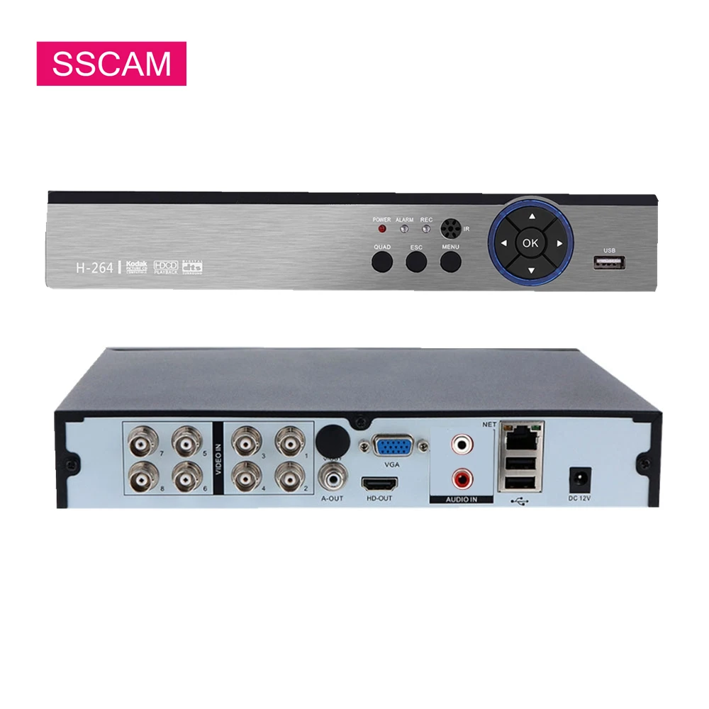 16CH 5MP N AHD CCTV камера DVR H.264 Гибридный 5 мегапиксельный цифровой видеорегистратор NVR