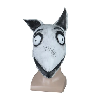 

New Frankenweenie Mask Cosplay Sparky Masks Animal Dog Mask Halloween Party Scary Prop