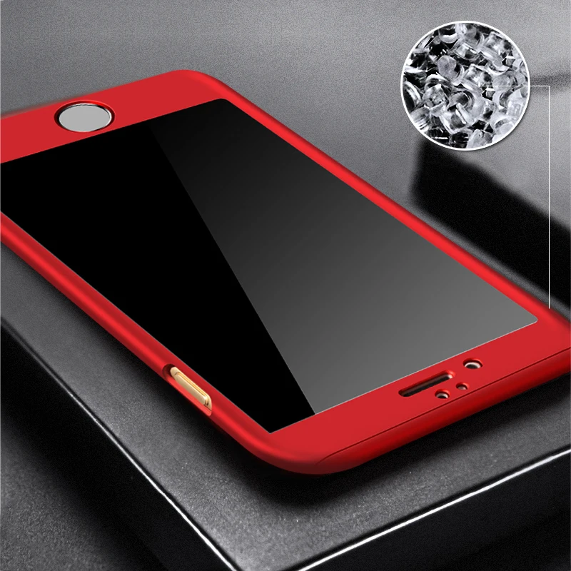 Чехол с полной защитой 360 градусов для iPhone 12Pro 11 Pro XS Max XR X 8 7 6 6S Plus 5 чехол 12 Mini SE2
