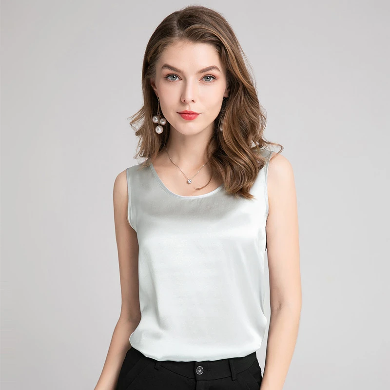 Blusas de seda modernas Clearance