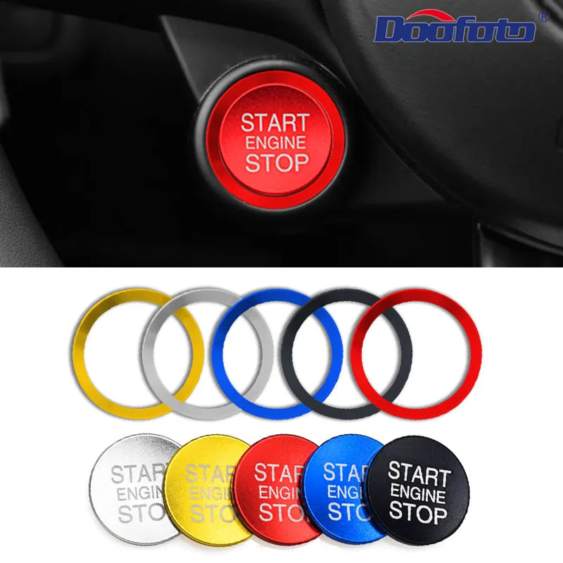 

Doofoto Car Start Engine Cover For Alfa Romeo 159 Giulietta 147 Mito 156 Giulia GT Stelvio Brera Start Stop Accessories Styling
