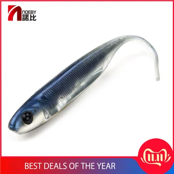 

Noeby 3001L fishing lure soft lure wobblers Artificial bait 4pcs/lot 7.5cm-1.3g 10cm-3.0g inner laser for bass pike fishing