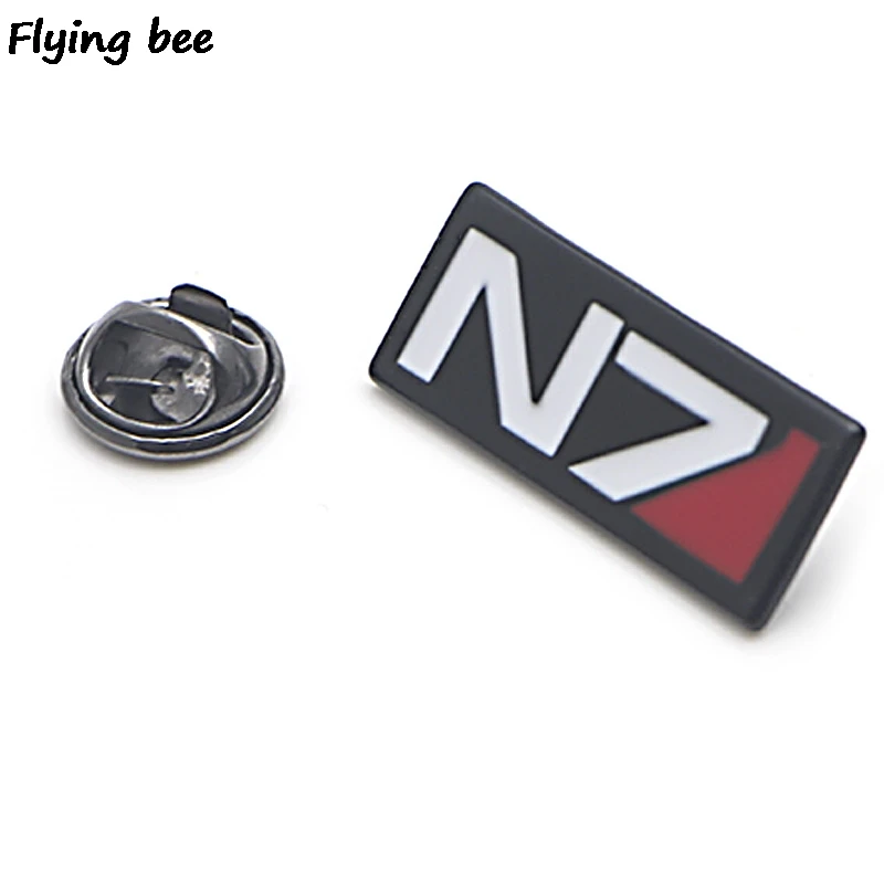 20 шт./партия Flyingbee Mass Effect Cool pins брошь для одежды и булавки эмалированные значки значок на лацкан значок для рюкзака для женщин мужчин X0458