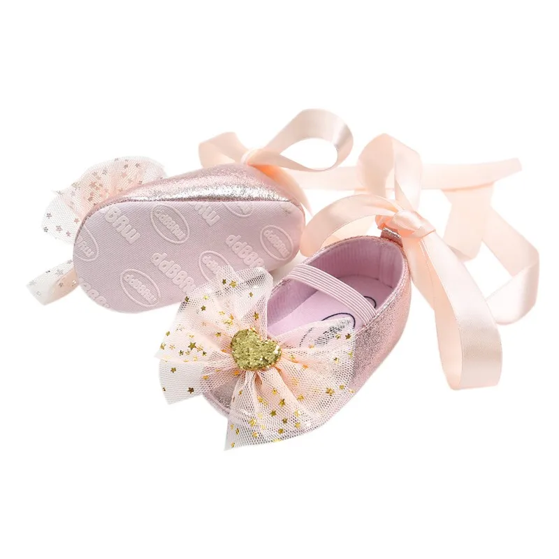 7 цветов, детская танцевальная обувь для малышей 2018 г. Новейшая обувь принцессы с галстуком-бабочкой танцевальная обувь для новорожденных