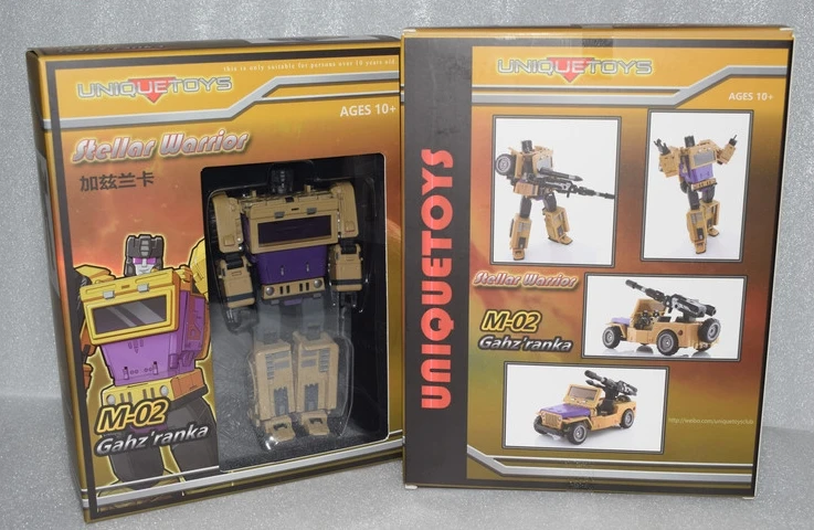 Новая игрушка-трансформация, уникальные игрушки, UT M-02 Gahz'ranka Swindle, фигурка