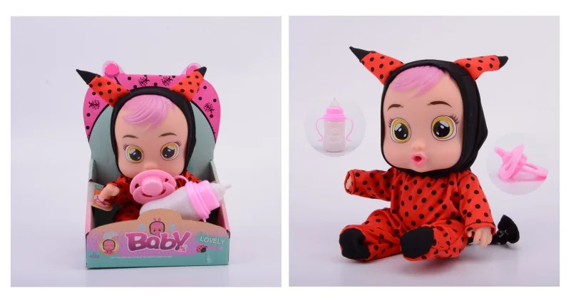 Фигурка электрическая силиконовая кукла, фигурка плача, высокое качество, волшебные слезы, куклы, игрушки, детский подарок-сюрприз