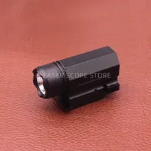 Тактический G17 18C светодиодный винтовочный светильник Glock, мини-пистолет, светильник QD, быстрый Отсоединяемый пистолет, металлический фонарь, светильник-вспышка для 20 мм рельса