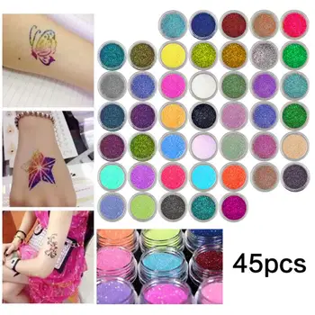 

Nail Art Make Up Body Glitter Shimmer Powder Decoration Glitter Fine Dust Powder for Face Body Eye Shadow Craft Cosmetic