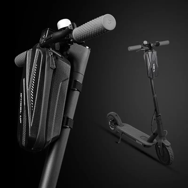 Electric Scooter Folding Bike Front Storage Bag EVA Hard Shell Large Capacity Balance Rainproof Handlebar Charger Repair