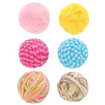 

6 Pcs/lot Pet Interactive Playing Ball Toy Set Cat Scratch-resistant Claw Grinding Toy
