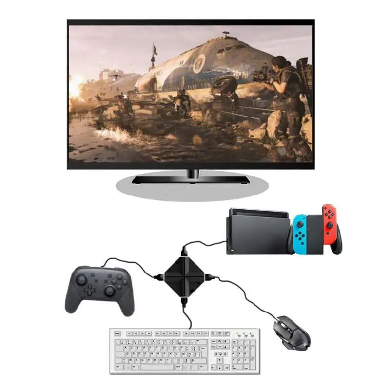 Новый конвертер для клавиатуры и мыши игровой контроллер адаптер PS4 Xbox One
