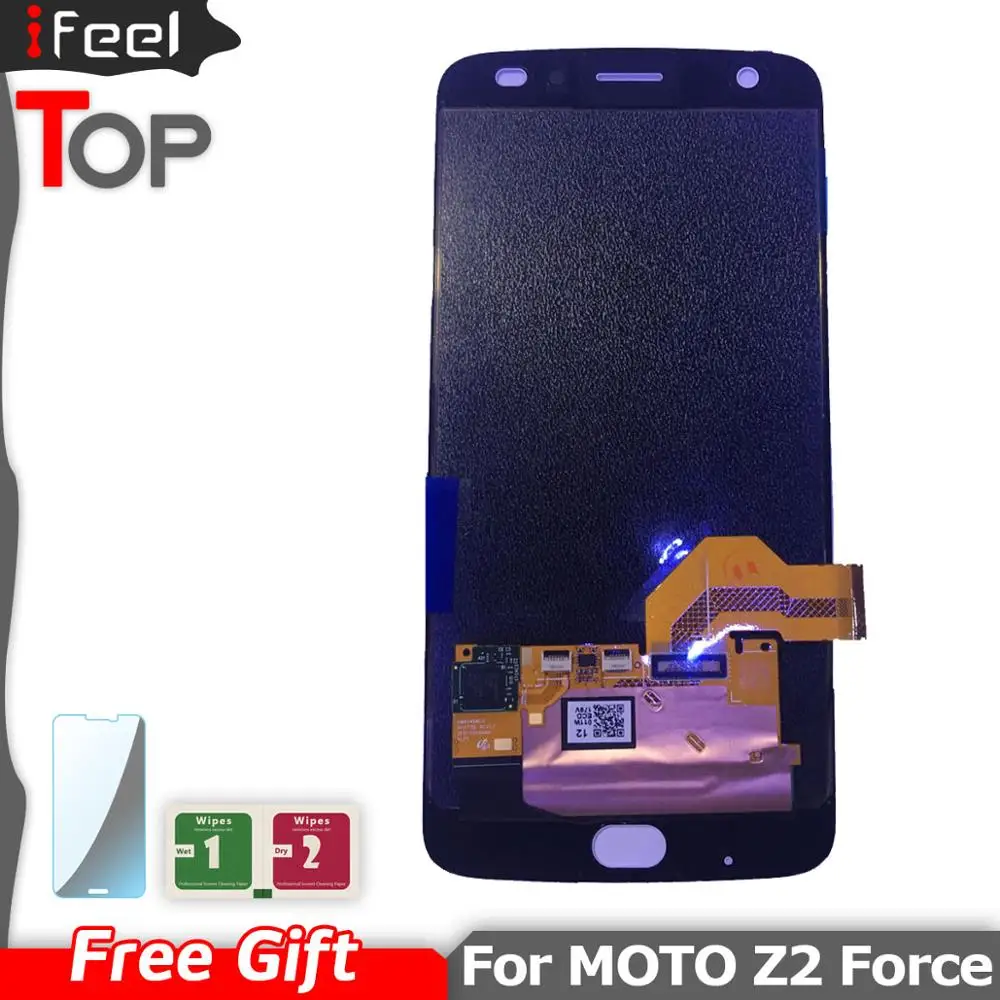 ЖК дисплей 5 дюйма для Motorola MOTO Z2 Force XT1789 с сенсорным экраном дигитайзер в сборе xt1789