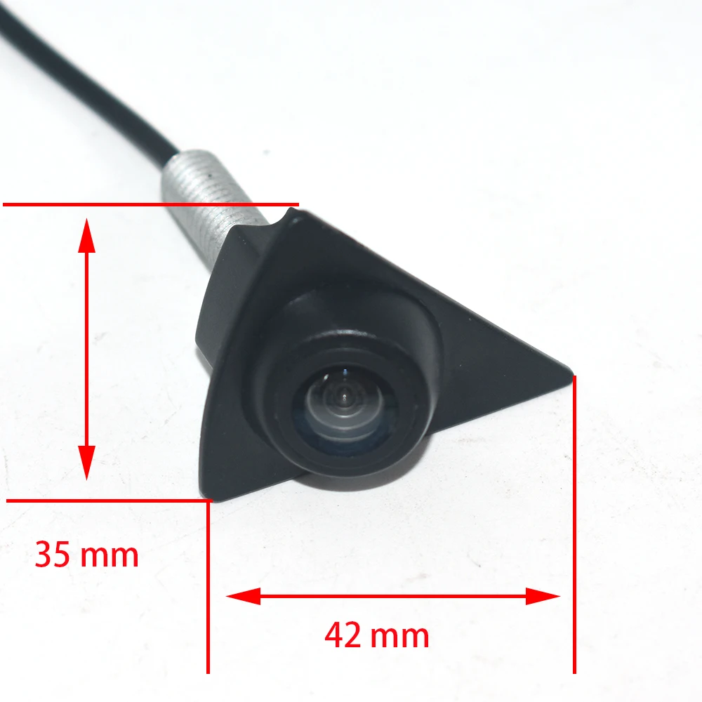 ZJCGO CCD HD Автомобильный вид спереди парковочная камера с логотипом Водонепроницаемая камера ночного видения положительное изображение для Volkswagen VW Tiguan MK1 2007