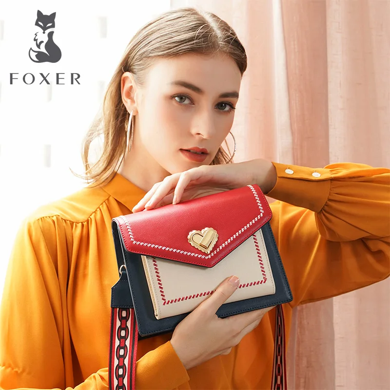 

LAORENTOU LOVE Logo Designer Women Crossbody Bags Lady Small Flaps Bag Female Shoulder Bags Colorful Leather Messenger Bag Box