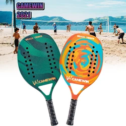 New Carbon Fiber Beach Tennis Racket EVA Racket Face with Bag Professional Star Equipment Men and Women Outdoor Sports Rackets